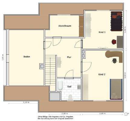 Grundriss Dachgeschoss