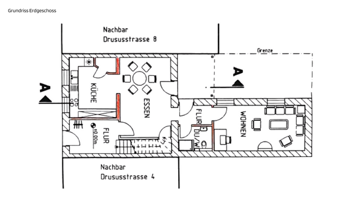Grundriss Erdgeschoss