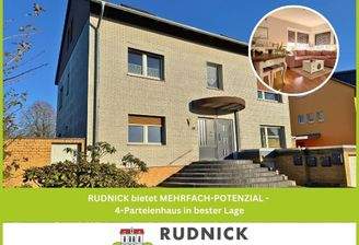 RUDNICK bietet MEHRFACH-POTENZIAL - 4-Parteienhaus in bester Lage