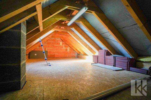 Stauraum im Spitzboden