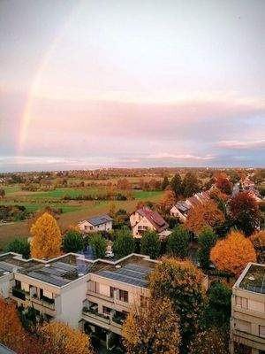 Blick aus dem Schlafzimmer