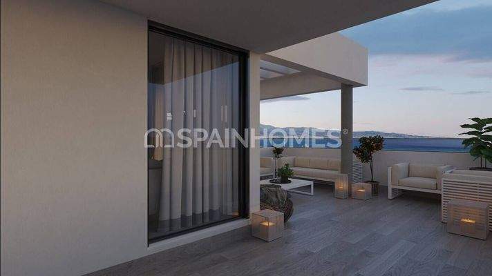 Sea View Apartments Close to a Golf Club in Casares
