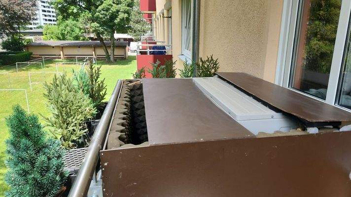 Balkon bei dem Wohnzimmer