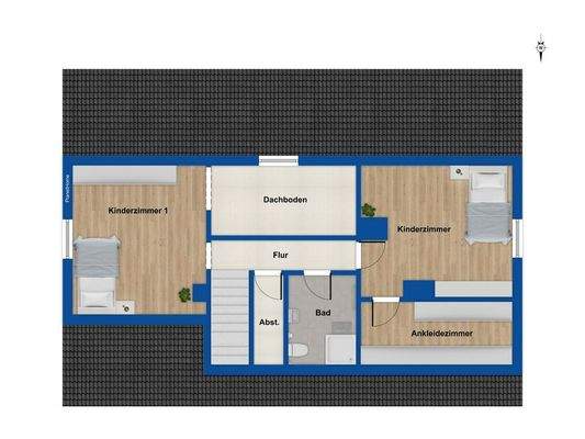 Grundriss Dachgeschoss