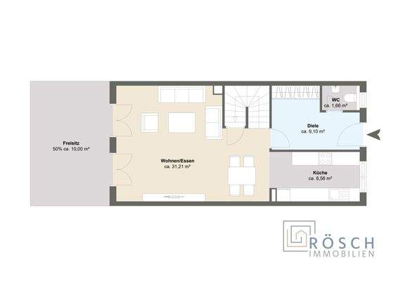 Grunddrissplan Erdgeschoss