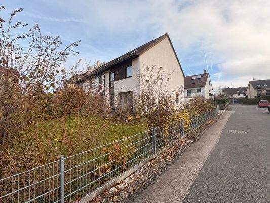 Hausansicht zur Terrasse - Südwest 