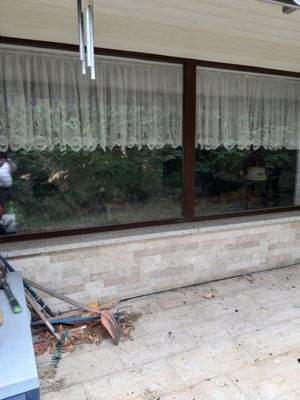 Hinteransicht / Terrasse