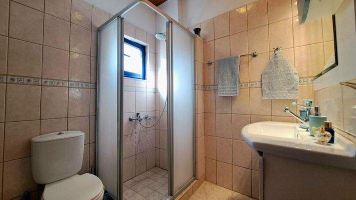 Ferienhaus mit 2 Schlafzimmern und atemberaubender Aussicht in Plaka