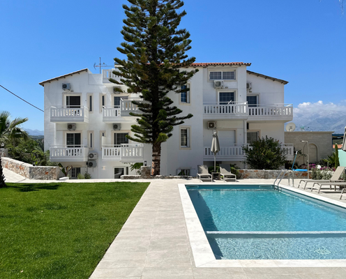 Kreta, Almyrida: Charmantes, familienfreundliches Boutique-Hotel zum Verkauf