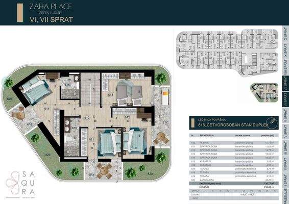 Zaha Place - Duplex 716