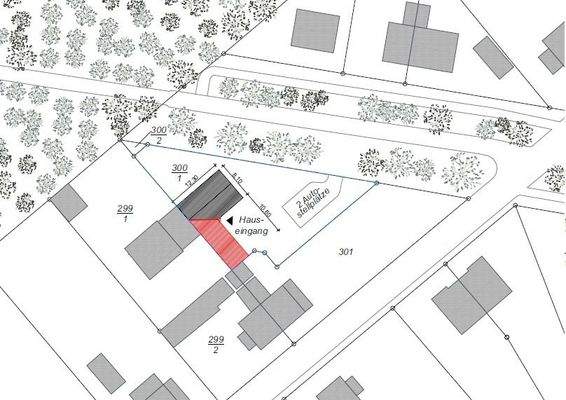 Lageplan inklusive Anbau