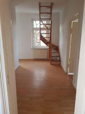 Treppe zur oberen Etage