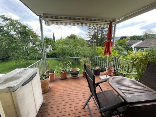 Balkon zum Wohnzimmer