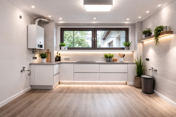 Küche digital bearbeitet