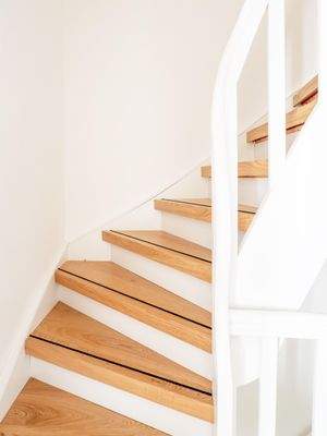 Treppe zum Dachgeschoss