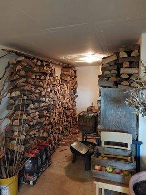 Holzlager Untergeschoss