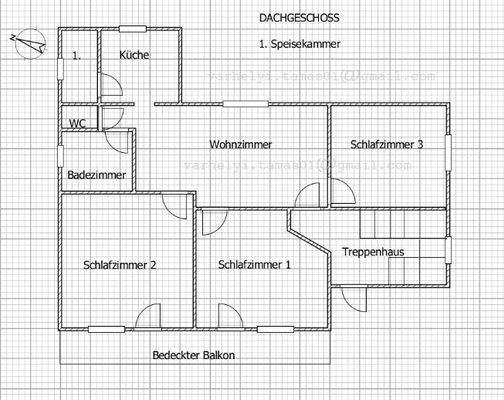 Grundriß Dachgeschoß