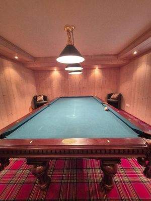 Das Billardzimmer...