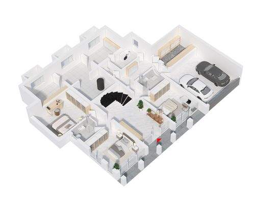 Erdgeschoss und Kellerersatzräume