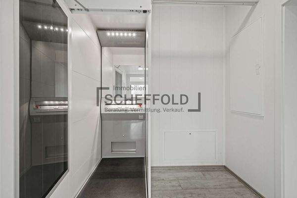 Aufzug Neubauwohnung DG