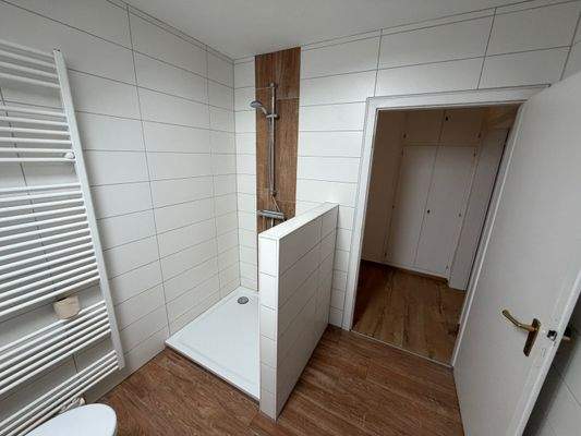 Badezimmer im Dachgeschoss