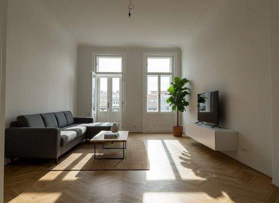 Wohnzimmer - KI bearbeitet