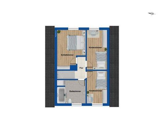 Grundriss Dachgeschoss