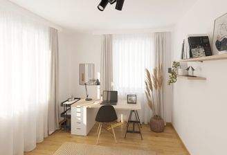 Praktisches Arbeitszimmer