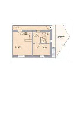 2,5-Zimmer-Wohnung im 1. Obergeschoss