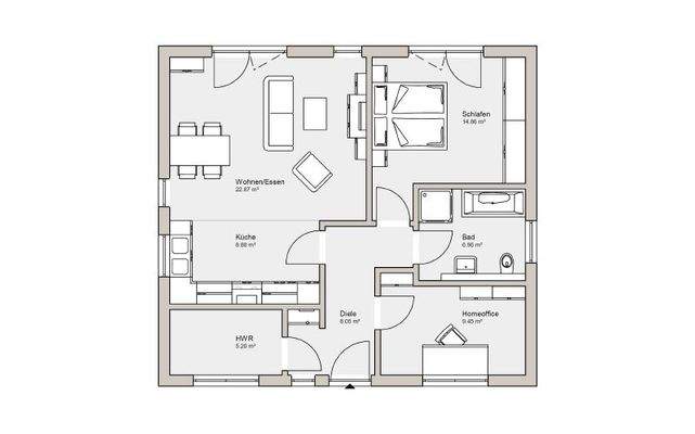 Grundriss Erdgeschoss