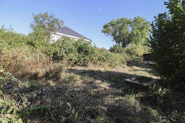 Grundstück Blick zum Nachbarn