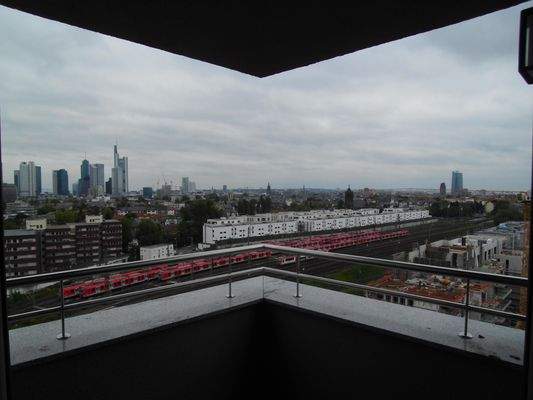 Ausblick vom Balkon
