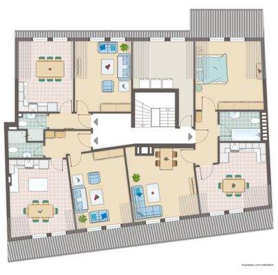 Grundriss Dachgeschoss Vorderhaus