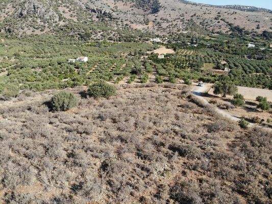 Kreta, Stilos: Außergewöhnliches Baugrundstück mit Meerblick zu verkaufen