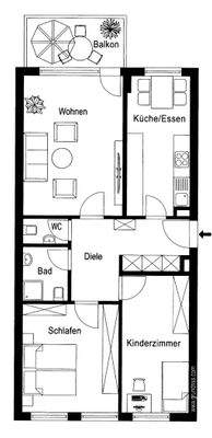 Grundriss, unverbindlich