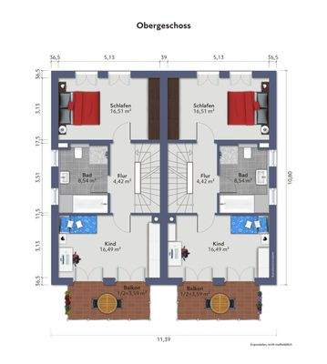 Obergeschoss Beispiel
