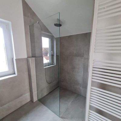 Regenbogendusche ebenerdig