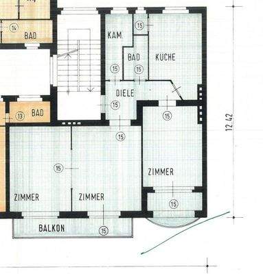 Grundriss WE 15