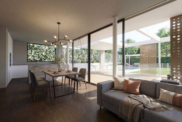 Visualisierung Innenbereich Neubauprojekt