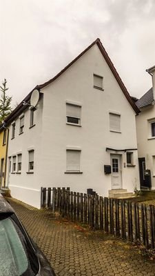 Ansicht Nordost mit gemeinsamen Garten