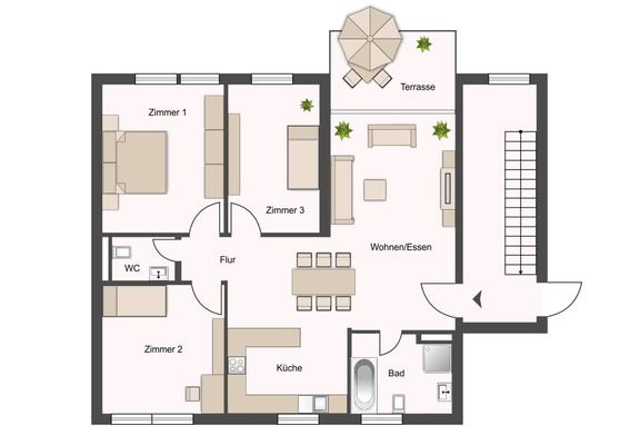 Grundriss Wohnung