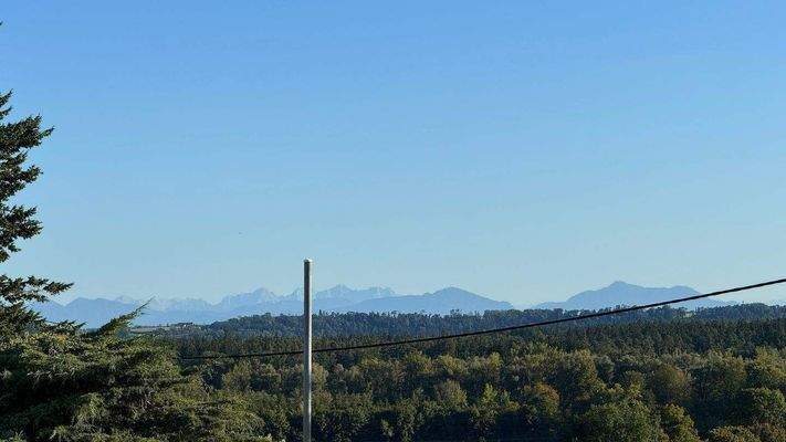 Bergblick von der Münchener Straße