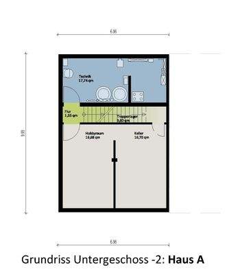 Grundriss Haus A-UG-2