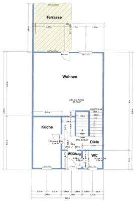 Grundrissplan Erdgeschoss