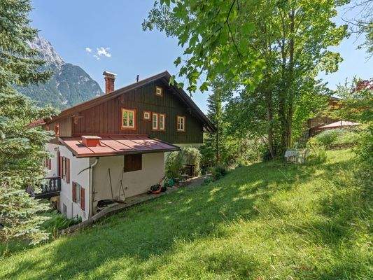 Bergblick vom Garten