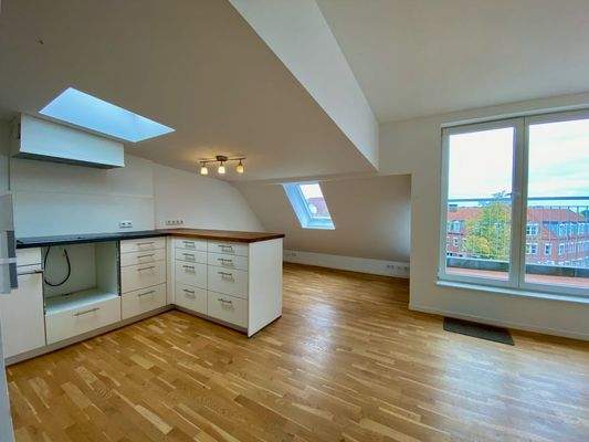 Wohnküche mit zweiter Terrasse