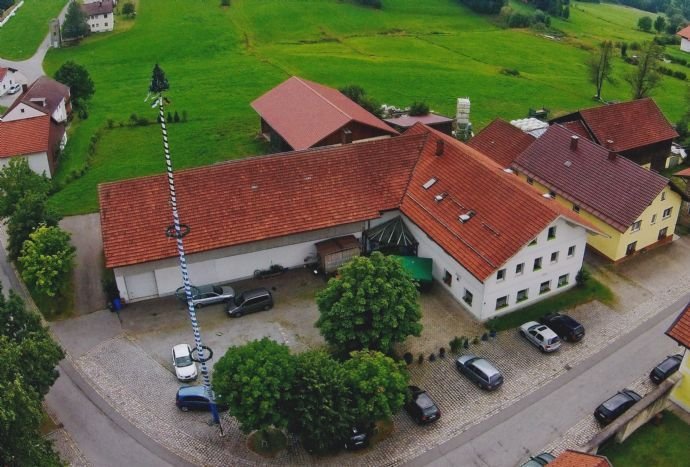 Großes Haus, großes Grundstück, große Garage, riesige Lagerhalle mit PV-Anlage - perfekte Lage