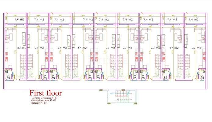 New Flats Close to the Sea in North Cyprus Gazimağusa