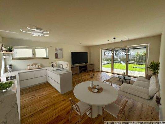 Digital erstelltes Wohnbeispiel