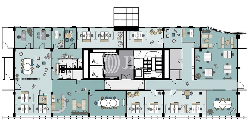Grundriss Ebene 6, BT 4, ME16.